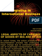 Logistics in International Business: Prof. V. P. Arora Associate Profesor