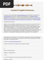 Sanskrit Dictionary