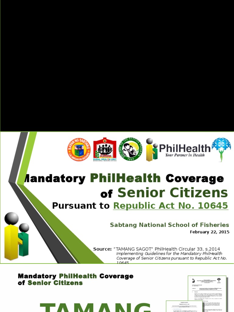 PhilHealth Coverage for Senior Citizens | PDF | Government | Social ...