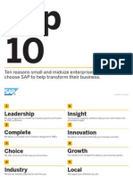 TopTen Reasons to Choose SAP for SMB