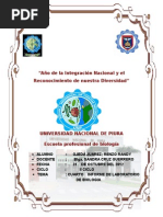 Cuarto Informe de Biologia