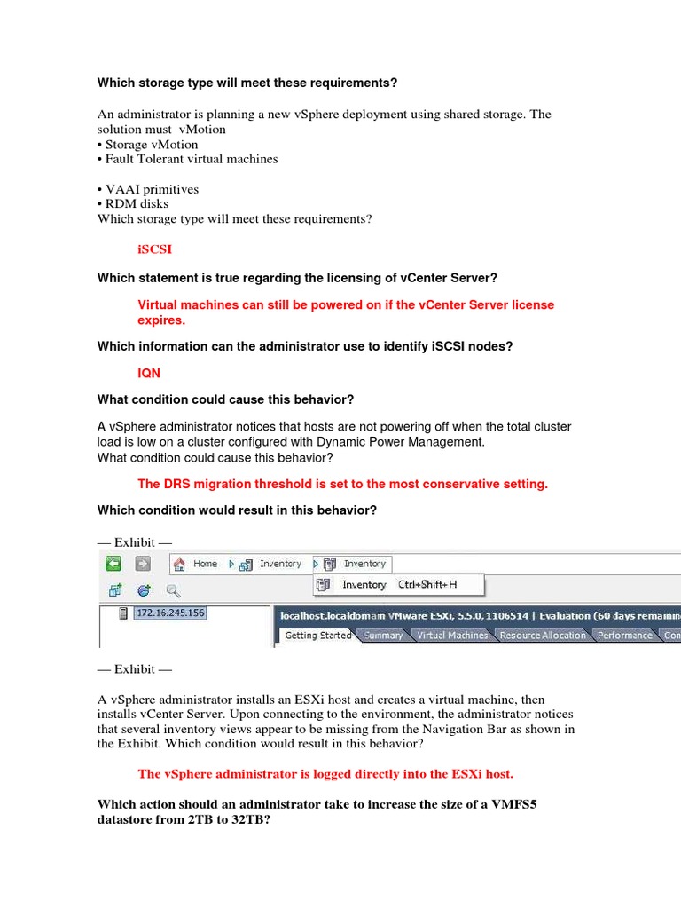 vSphere Storage and Licensing Insights | PDF
