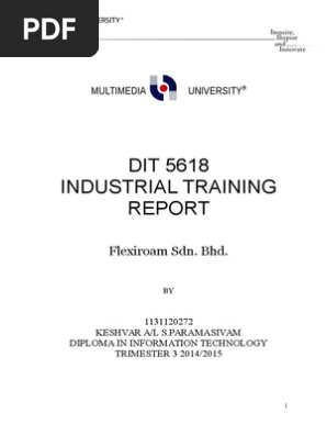 Final Intern Report MMU (Diploma in IT)