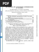 ON TYROSINE AND TRYPTOPHANE DETERMINATIONS IN PROTEINS