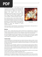 Em Cosmologia, Big Bang é a Teoria