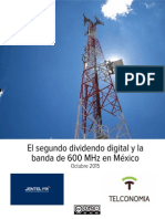 El Segundo dividendo digital y la banda de 600 MHz en México