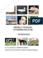 0 Proiect Tematic Interdisciplinar