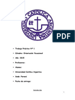 Orientación Vocacional. Licenciatura en Psicología