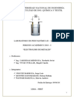 Electrolisis de Metales