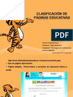 Clasificación de Páginas Educativas Francis Cereceda Puca