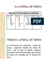 Presion Lateral de Tierra (Completo Con Ejercicios)