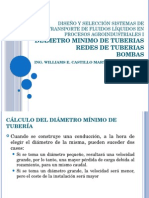 Clase 7c - Diseño y Selección Sistemas de Transporte de Fluidos Líquidos en Procesos Agroindustriales II