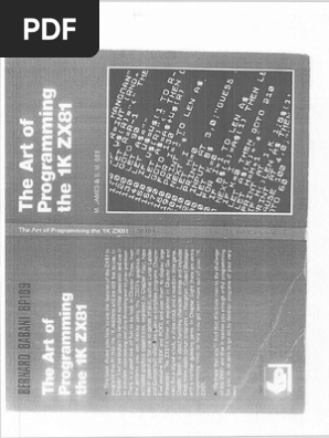 The Art Programming 1K ZX81 | PDF