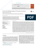 On Hot Water Flooding Strategies for Thin Heavy Oil Reservoirs----