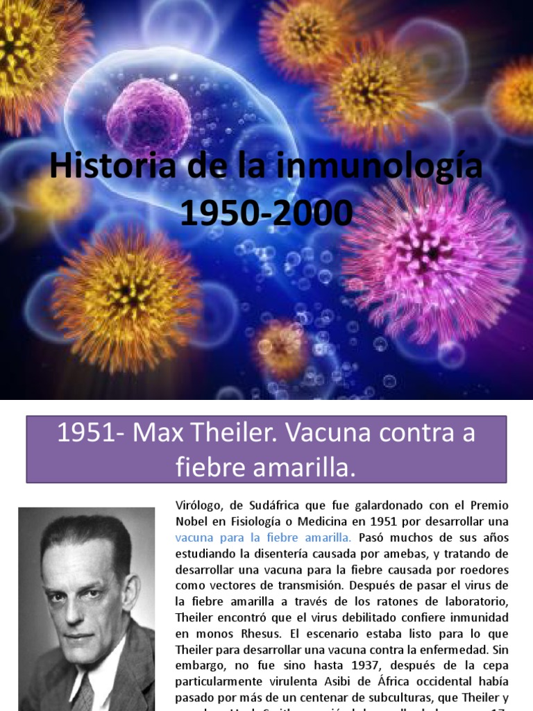Historia de La Inmunología PDF Anticuerpo Antígeno