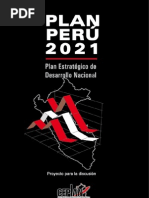 CEPLAN PUBLICA PARA EL DEBATE EL PLAN PERÚ 2021
