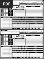 Anima Ficha Pnjs - Criaturas PDF