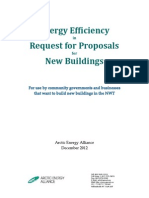 Energy Efficiecy in RFP for New Buildings Jan 2013