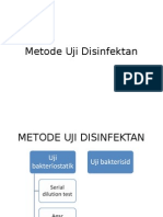 Metode Uji Disinfektan-Sterilisasi