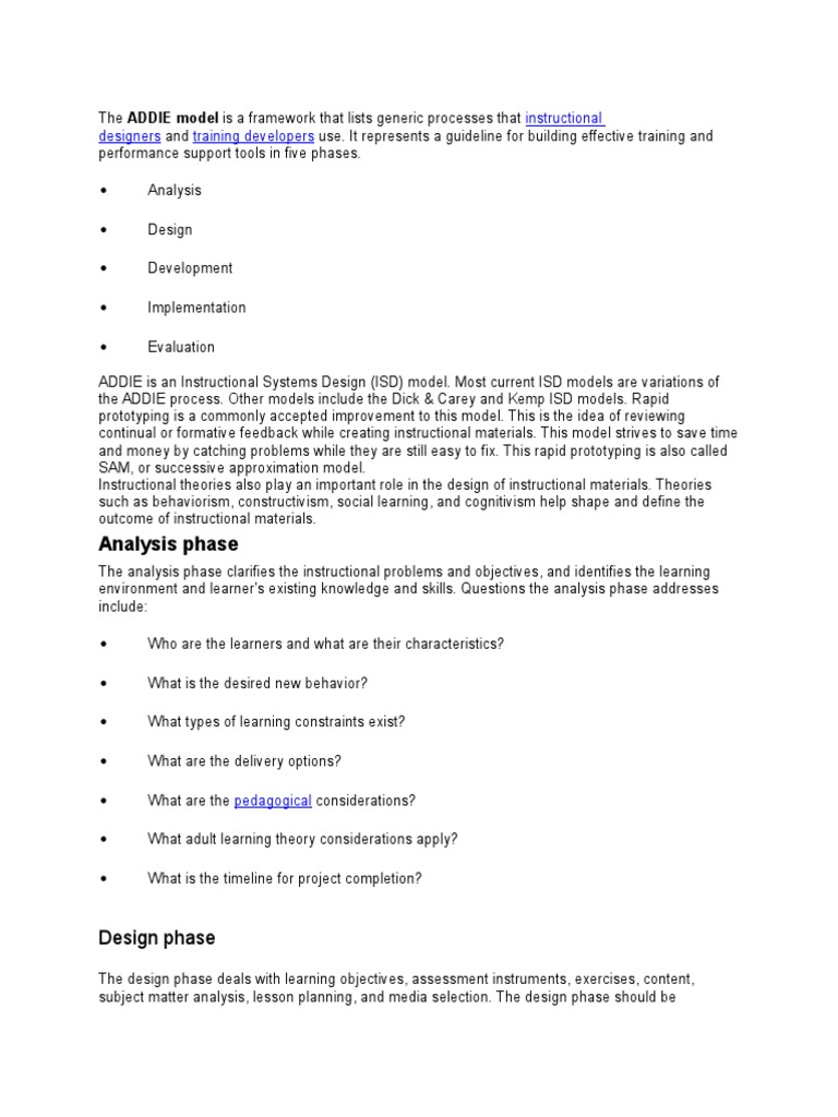 Beyond Addie Exploring Cutting Edge Instructional Design Models - 3dl8q5x