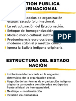 Gestion Publica Plurinacional