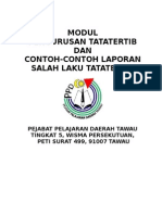 Modul Pengurusan Tatatertib - PPD Tawau