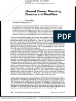 Computer-Based Career Planning Systems Dreams and Realities