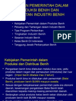 Tm02 Dan 03 Kebijakan Produksi Dan Tingkatan Industri Benih