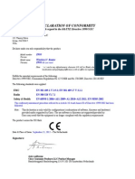 Declaration of Conformity: With Regard To The R&TTE Directive 1999/5/EC Cisco Consumer Products LLC