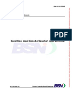 SNI 8135-2015 Spesifikasi Aspal Keras Berdasarkan Kelas Penetrasi PDF