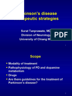 Parkinson's Disease Therapeutic Strategies: Surat Tanprawate, MD Division of Neurology University of Chiang Mai