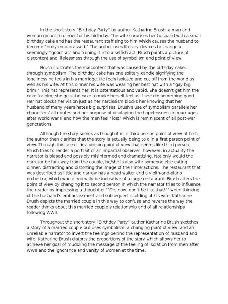 Literary analysis essay outline image