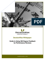 DecisionWise Whitepaper Guide to Using 360s for Performance Reviews