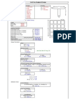 Grid Floor Beam Analysis & Design Data