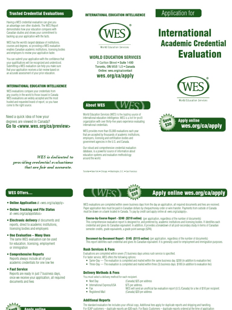 The Advantages of Obtaining a Credential Evaluation from World ...