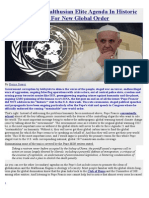Pope Pushes Malthusian Elite Agenda in Historic Call for New Global Order Agenda 21