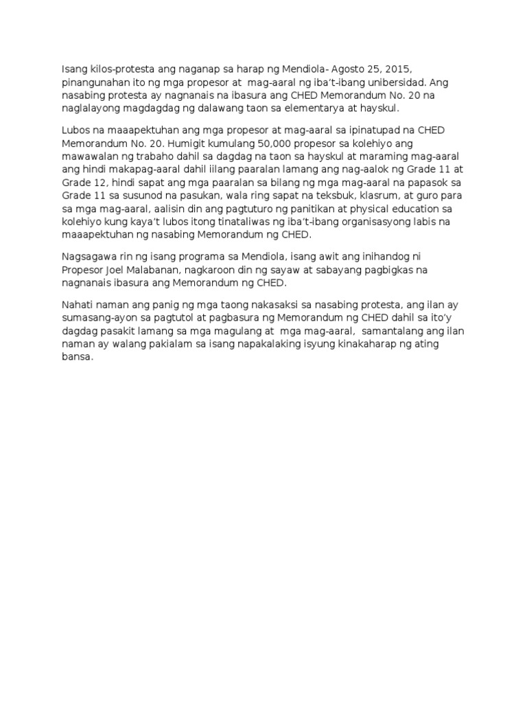 Halimbawa NG BALITA | PDF