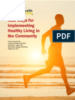 Mayo Clinic I2H Study - New Ways for Implementing Healthy Living in the Community