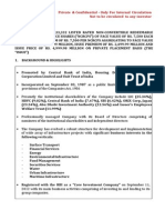 Term Sheet Indicative Pref Shares Sep 15