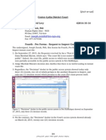 2015-09-27 State of Israel v David Levy (42814-10-14) – Dr Zernik's Fourth, Pro Forma Request (#) to Inspect court file // מדינת ישראל נ דוד לוי (42814-10-14) – בקשתו הרביעית (מס' ), למען הסדר הטוב, של דר' צרניק לעיין בתיק