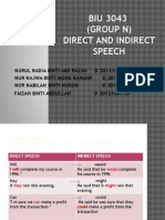 El 4-Direct N Indirect Speech