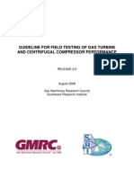 Field Test Guideline for Gas Turbine and Centri Pump