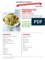 Vegetable Egg Fried Rice