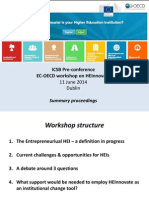 Oecd and Heinnovate - Interdisciplinary and Entrepreneurial Approach