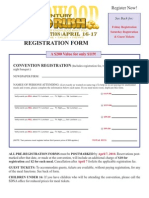 2010 SDNA Convention Registration Form