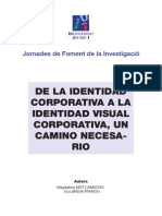 De La Identidad Corporativa a La Identidad Visual