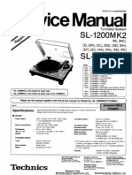 Technics Sl-1200mk2 Sl-1210mk2 Service Manual b