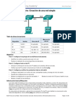 2.3.3.4 Práctica de Laboratorio: Creación de Una Red Simple