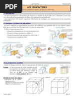La Perspective Cavalière | PDF | Perspective (représentation) | Cercle