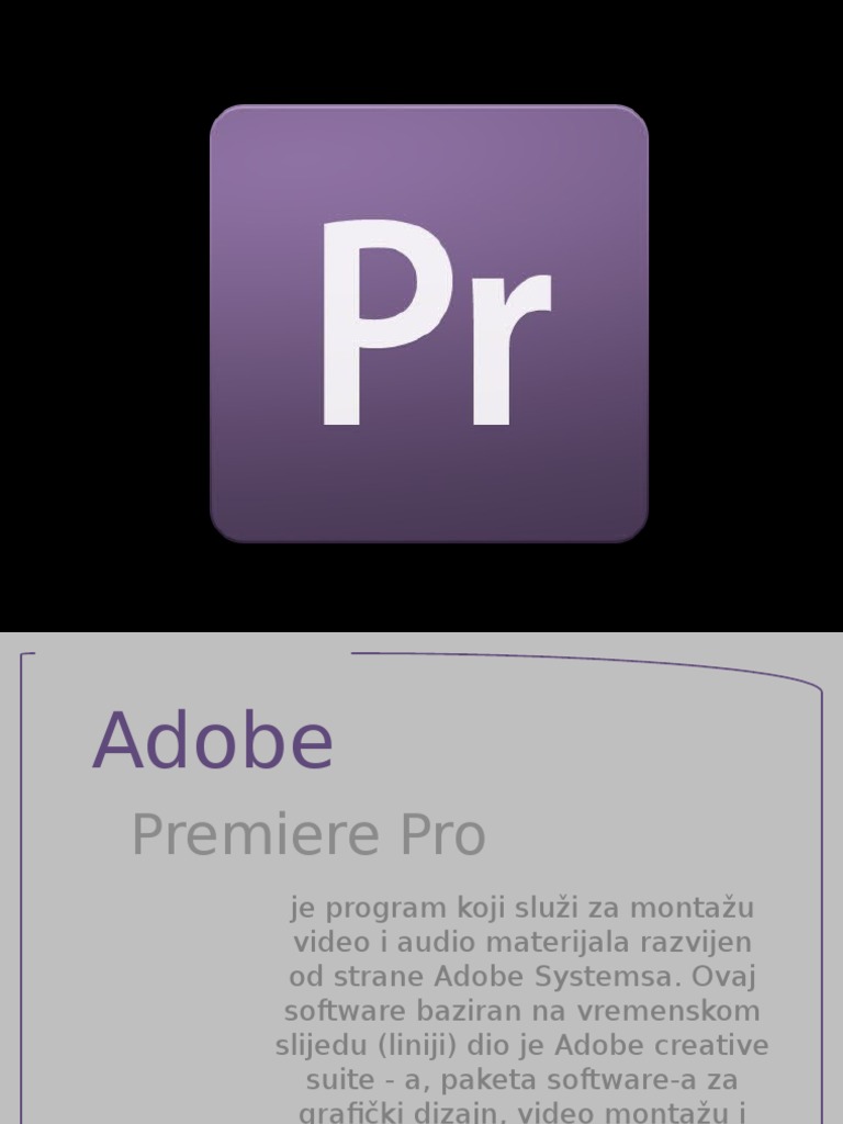Adobe Premiere Pro | PDF